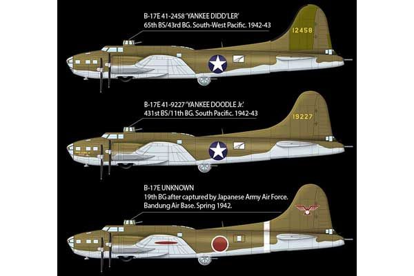 B-17E 'Pacific Theater' (Academy 12533) 1/72