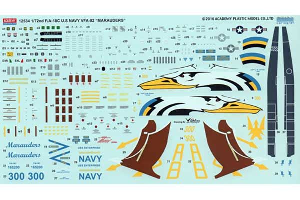 F/A-18C "VFA-82 Marauders" (Academy 12534) 1/72