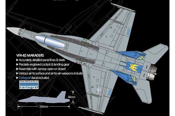 F/A-18C "VFA-82 Marauders" (Academy 12534) 1/72