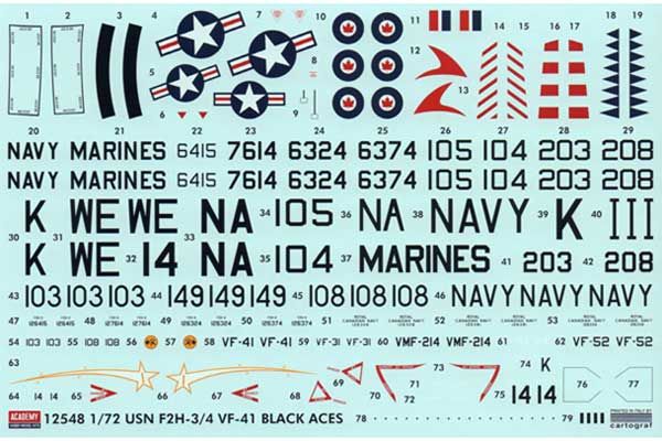 F2H-3 VF-41 "Black Aces" (Academy 12548) 1/72