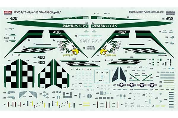 F/A-18E VFA-195 "Chippy Ho" (Academy 12565) 1/72