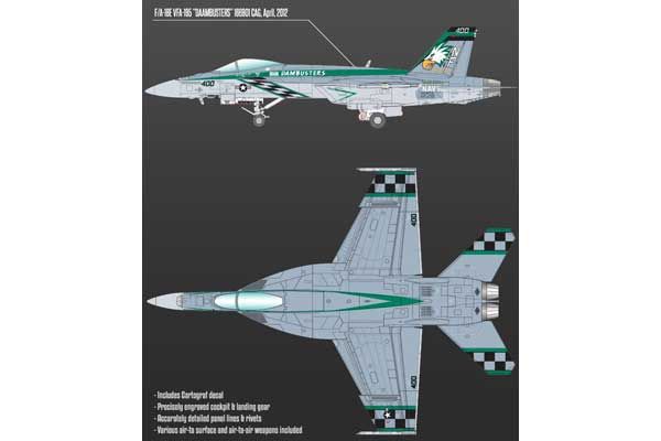 F/A-18E VFA-195 "Chippy Ho" (Academy 12565) 1/72