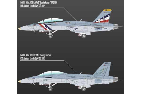 F/A-18F VFA-2 Bounty Hunters (Academy 12567) 1/72