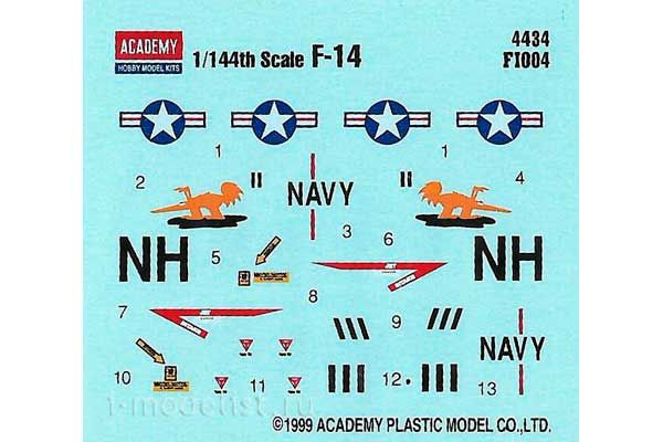 F-14 (Academy 12608) 1/144