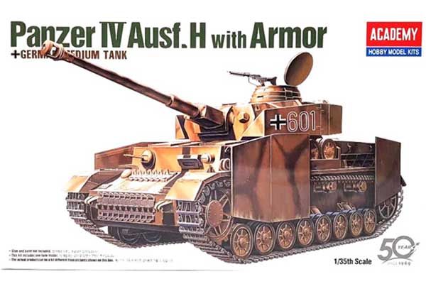 Panzer IV Ausf. H с бронепластинами (Academy 13233) 1/35