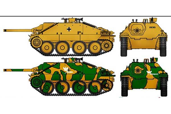 Jagdpanzer 38(t) Hetzer “Рання версія” (Academy 13278) 1/35