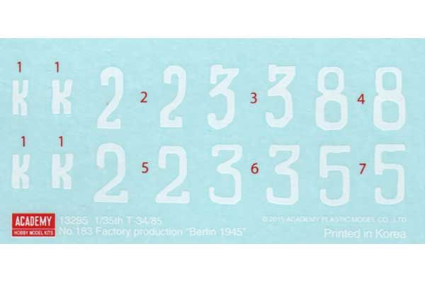 Т-34/85 No.183 Factory 'Berlin 1945' (Academy 13295) 1/35