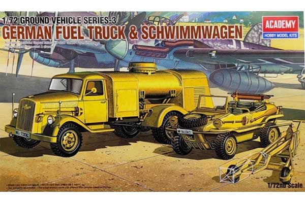 немецкий топливозаправщик и SHIWIMM (Academy 13401) 1/72 немецкий топливозаправщик и SHIWIMM (Academy 13401) 1/72
