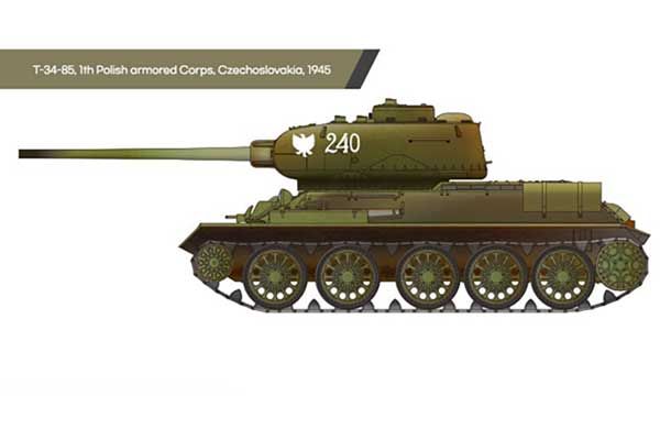 Т-34-85 (Academy 13421) 1/72