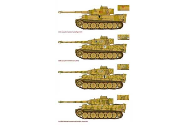 Tiger-I ранней версии (Academy 13422) 1/72