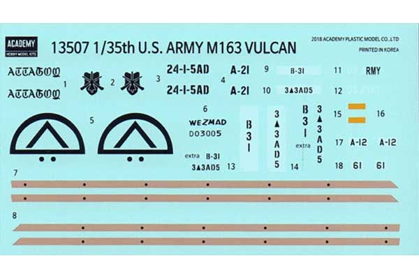 M163 Vulcan (Academy 13507) 1/35