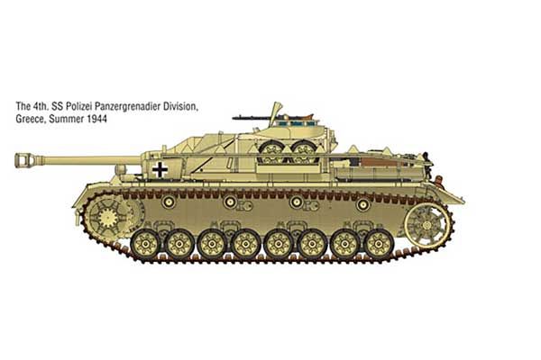 German StuG IV Sd.Kfz.167 [ранньої версії] (Academy13522) 1/35