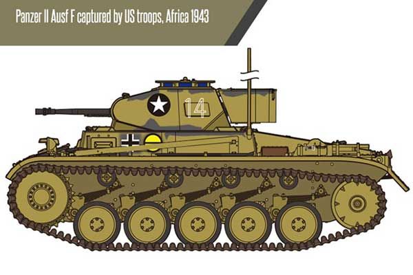Panzer II Ausf.F (Academy 13535) 1/35