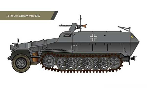 Sd.Kfz.251/1 Ausf.C (Academy 13540) 1/35