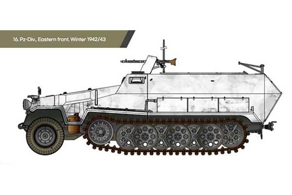 Sd.Kfz.251/1 Ausf.C (Academy 13540) 1/35