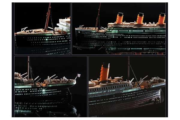 R.M.S.Titanic з набором LED підсвітки (Academy 14220) 1/700