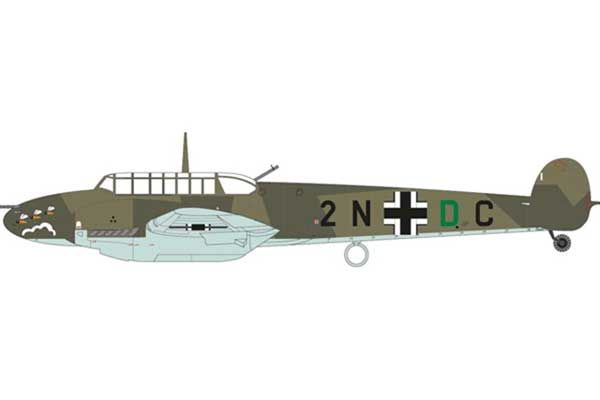 Messerschmitt Bf.110 C / D (Airfix 03080A) 1/72