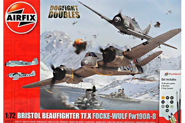 Bristol Beaufighter Mk.X і Focke-Wulf Fw190 - 8 (Airfix 50171) 1/72