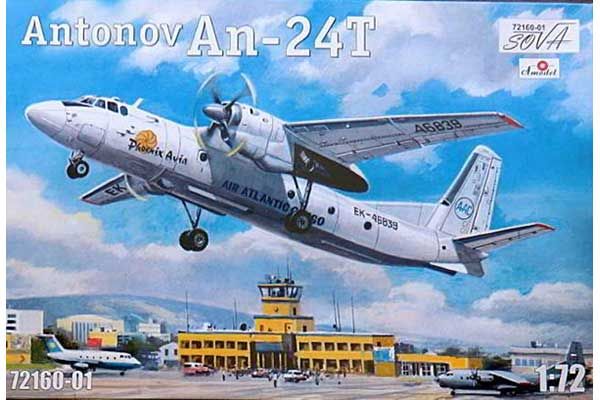 Антонов Ан-24T "Phoenix Avia" (AMODEL 72160-01) 1/72