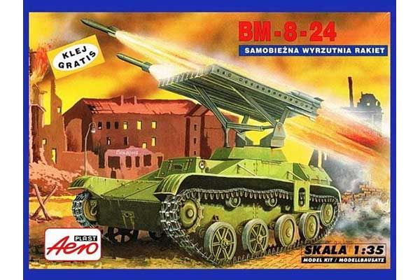БМ-8-24 Реактивный миномет  (AEROPLAST 00090) 1/35