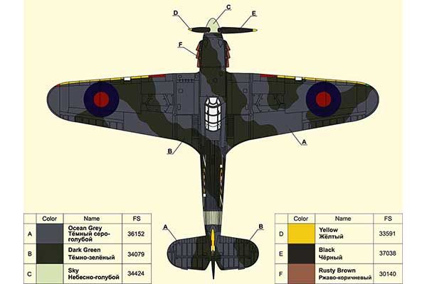 Истребитель Хоукер «Си Харрикейн» Mk.IB (ARK models 48007) 1/48