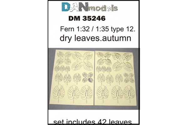 Папоротник: Сухие листья. Набор № 12 (DAN Models 35246)