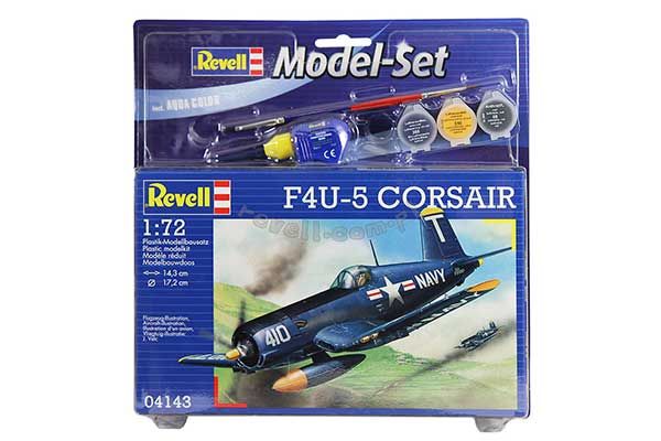 Подарочный набор со сборной моделью самолета F4U-5 Corsair (Revell 64143) 1/72 Подарочный набор со сборной моделью самолета F4U-5 Corsair (Revell 64143) 1/72