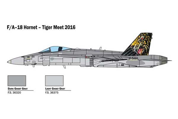 F/A-18 HORNET TIGER MEET 2016 (ITALERI 1394) 1/72