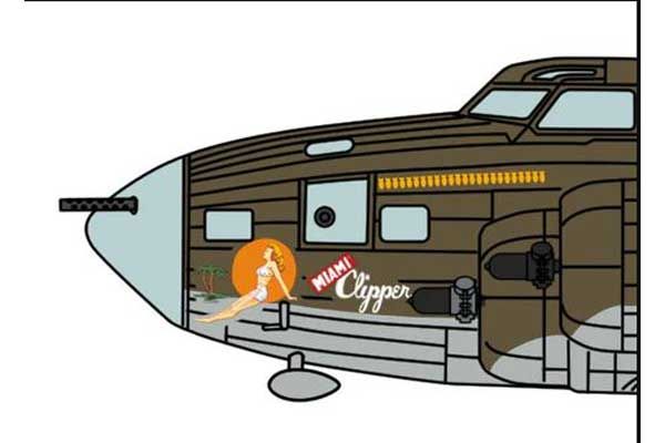 B-17F Flying Fortress “Miami Clipper” (Hasegawa 02462) 1/72