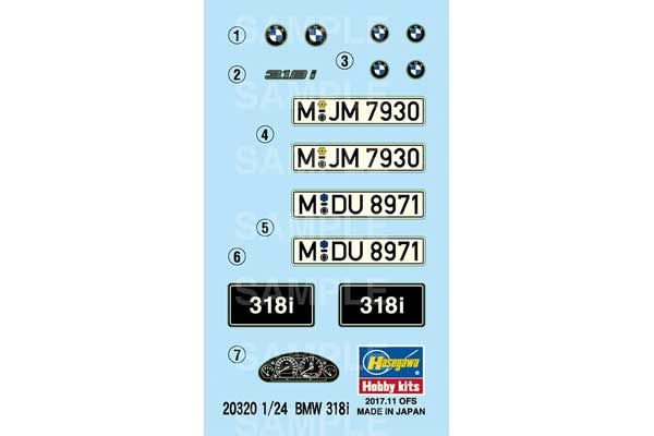 BMW 318i (HASEGAWA 20320) 1/24