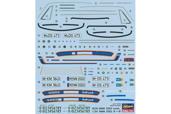 BMW 2002 turbo (Hasegawa HC24 21124) 1/24