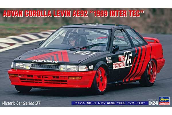 ADVAN Corolla Levin AE92 "1989 Inter TEC" (HC37 Hasegawa 21137) 1/24