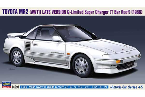 Toyota MR2 (AW11) Late Version G-Limited Super Charger (T Bar Roof) (1988) (Hasegawa 21145) 1/24