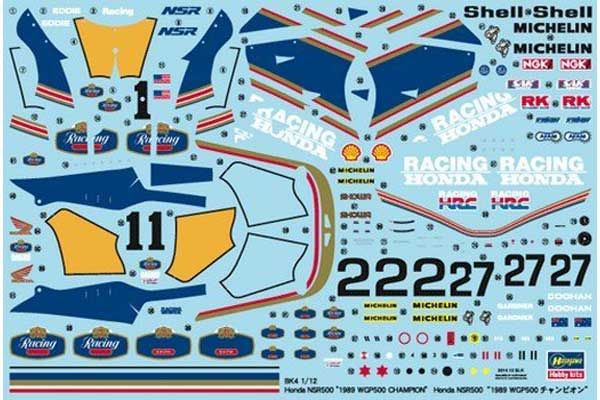 Honda NSR500 1989 WGP500 Champion (Hasegawa 21504 BK-4) 1/12