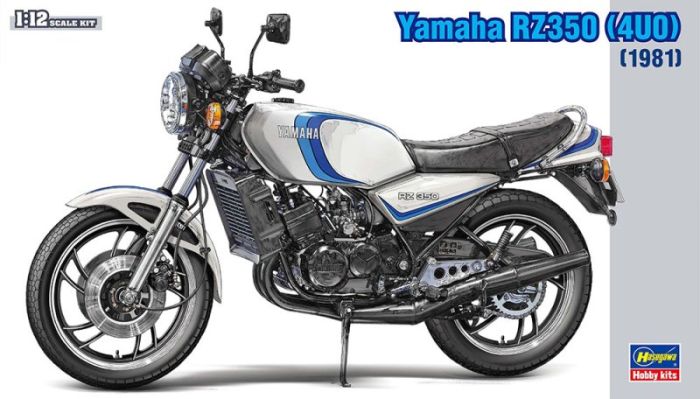 Yamaha RZ350 (4U0) (1981) (Hasegawa 21515 BK15) 1/12