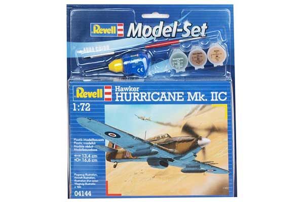 Подарочный набор с моделью самолета Hawker Hurricane Mk.II С (Revell 64144) 1/72 Подарочный набор с моделью самолета Hawker Hurricane Mk.II С (Revell 64144) 1/72
