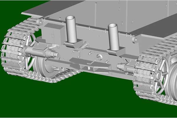 German Pz.Kpfw.III/IV auf Einheitsfahrgestell (Small Turret) (Hobby Boss 80151) 1/35