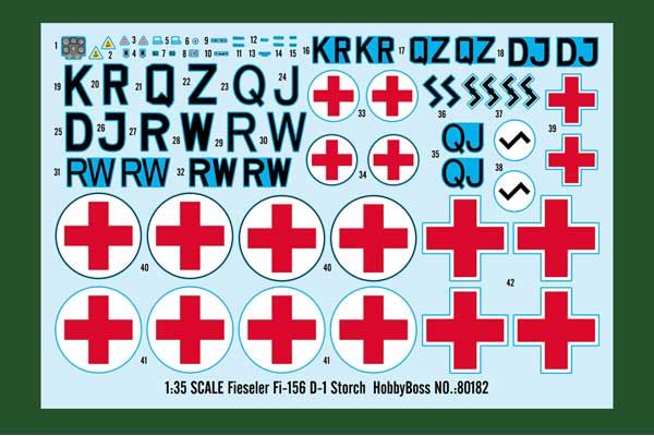 Fieseler Fi-156 D-1 Storch (Hobby Boss 80182) 1/35