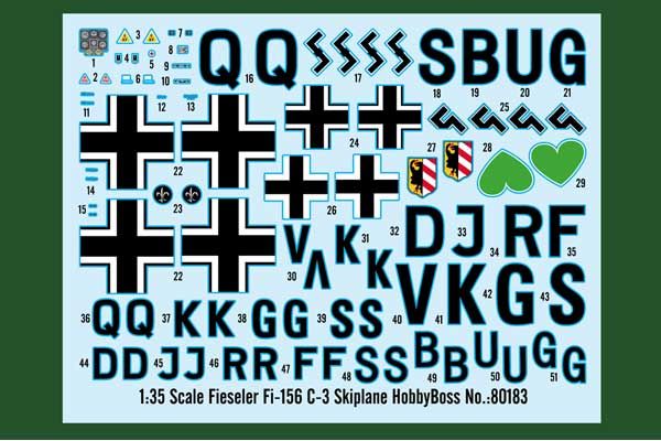 Fieseler Fi-156 C-3 Skiplane (Hobby Boss 80183) 1/35