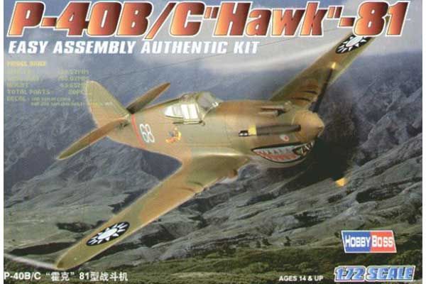 P-40B/C “HAWK”-81A (Hobby Boss 80209) 1/72 P-40B/C “HAWK”-81A (Hobby Boss 80209) 1/72