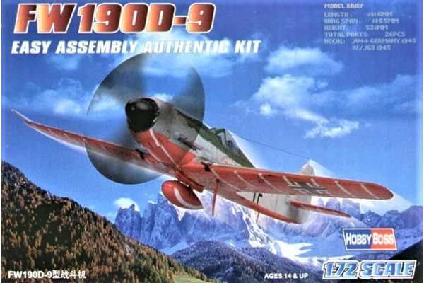 Fw190D-9 (Hobby Boss 80228) 1/72 Fw190D-9 (Hobby Boss 80228) 1/72