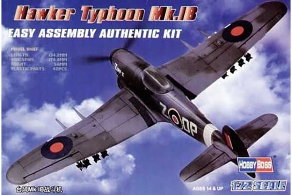 Hawker Typhoon Mk IB (Hobby Boss 80232) 1/72 Hawker Typhoon Mk IB (Hobby Boss 80232) 1/72