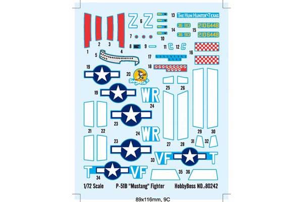 P-51B Mustang (Hobby Boss 80242) 1/72