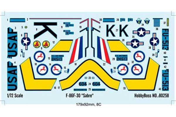 F-86F-30 Sabre (Hobby Boss 80258) 1/72