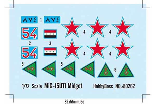 МіГ-15УТІ Midget (Hobby Boss 80262) 1/72