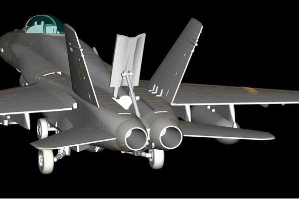 F/A-18A HORNET (Hobby Boss 80268) 1/72