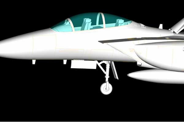 F-15E Strike Eagle Strike fighter (Hobby Boss 80271) 1/72