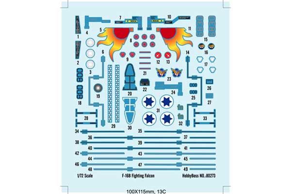 F-16B Fighting Falcon (Hobby Boss 80273) 1/72