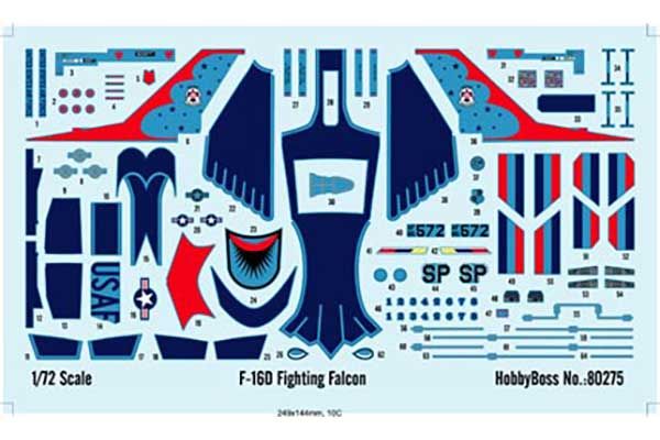 F-16D Fighting Falcon (Hobby Boss 80275) 1/72