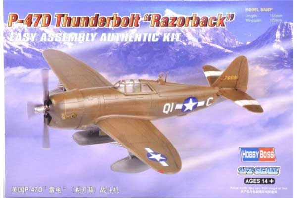 P-47D Thunderbolt Razorback (Hobby Boss 80283) 1/72